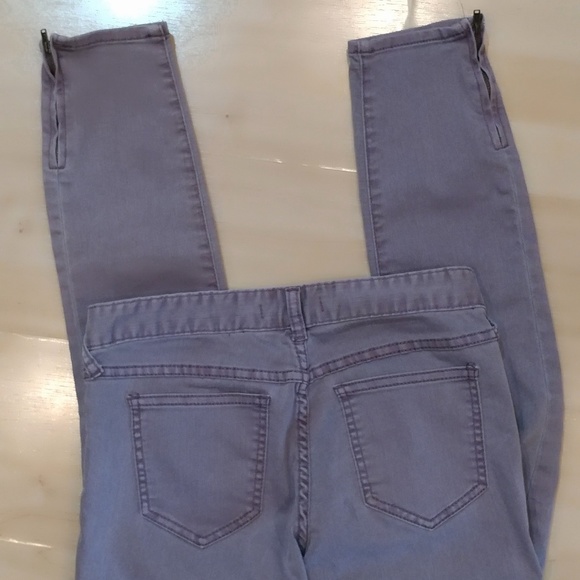 Free People Millennium Violet Cropped ankle zipper - Picture 4 of 7